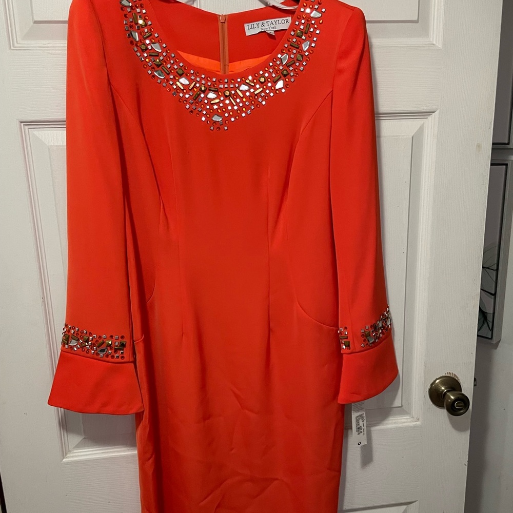 Orange dress